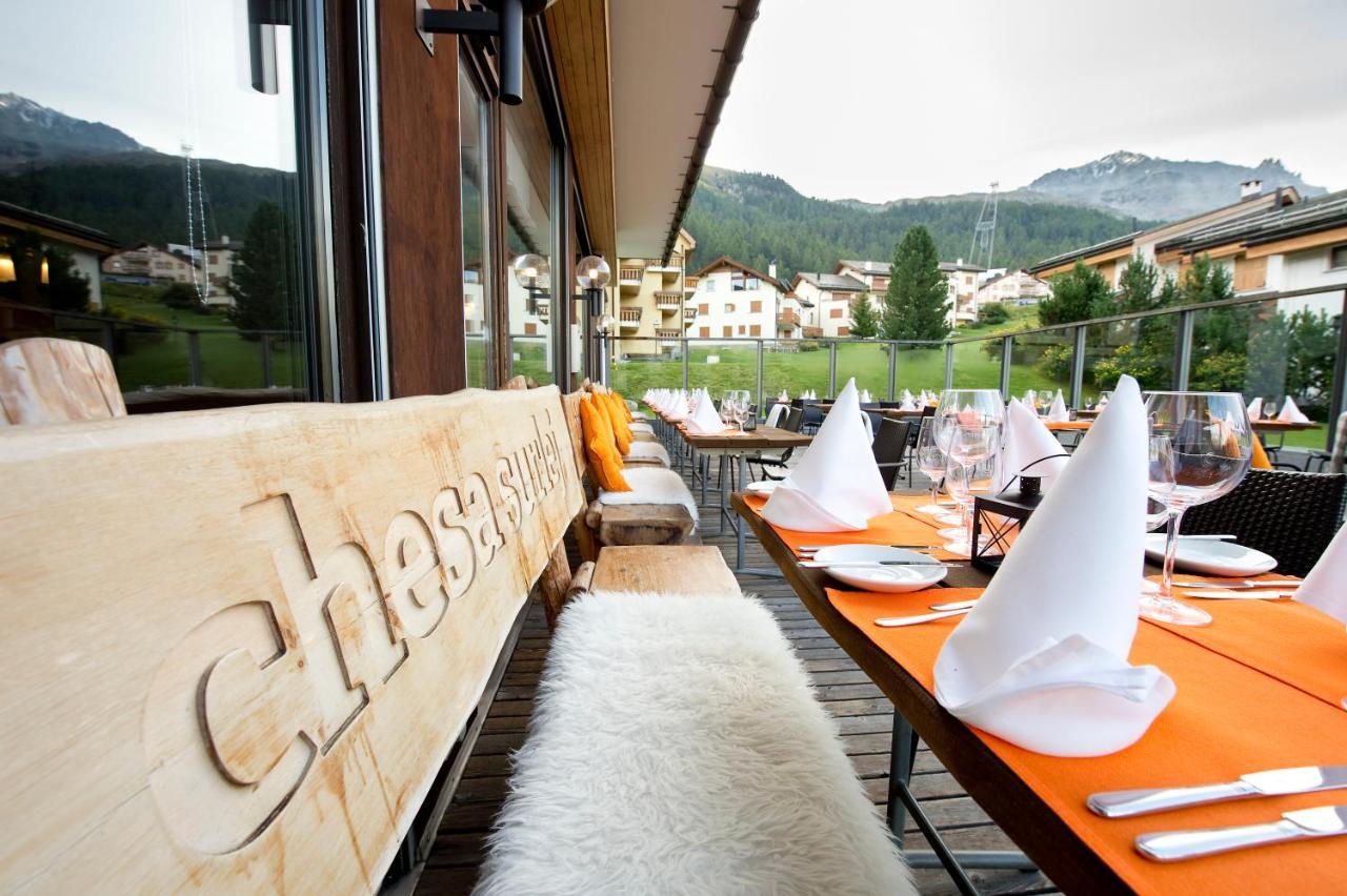 Hotel Chesa Surlej Silvaplana Ngoại thất bức ảnh